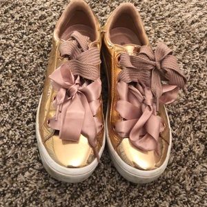 Sketchers Gold Sneakers